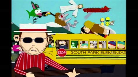 Who is the guy in the south park intro - We desperately need a new intro. This 3D shit has heavily outstayed it’s welcome. It would be awesome if the next intro we get goes back to the music they started using at season 6, I’ve always thought that was way better than the newer one they use with the heavy electric guitar, that was peak South Park intro. 4. 